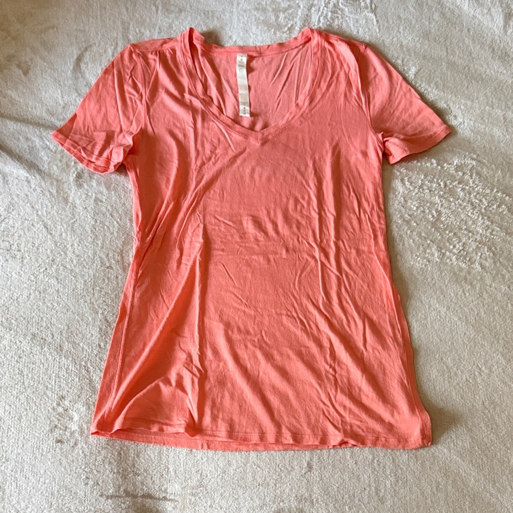 lululemon athletica Coral Short Sleeve Tee